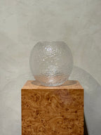Babbly L vase in clear glass