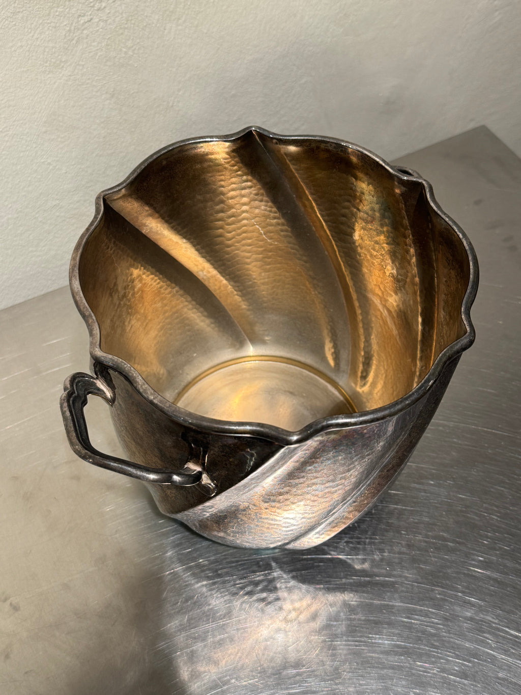 Italian Silver-Plated Champagne Cooler – product image 4