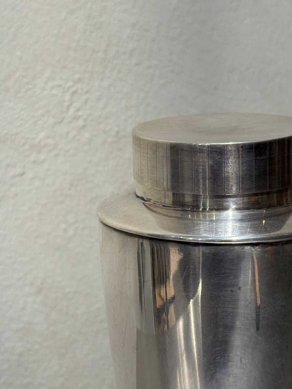 Nickel Silver Cocktail Shaker – product image 4