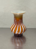 Striped Opaline Glass Vase