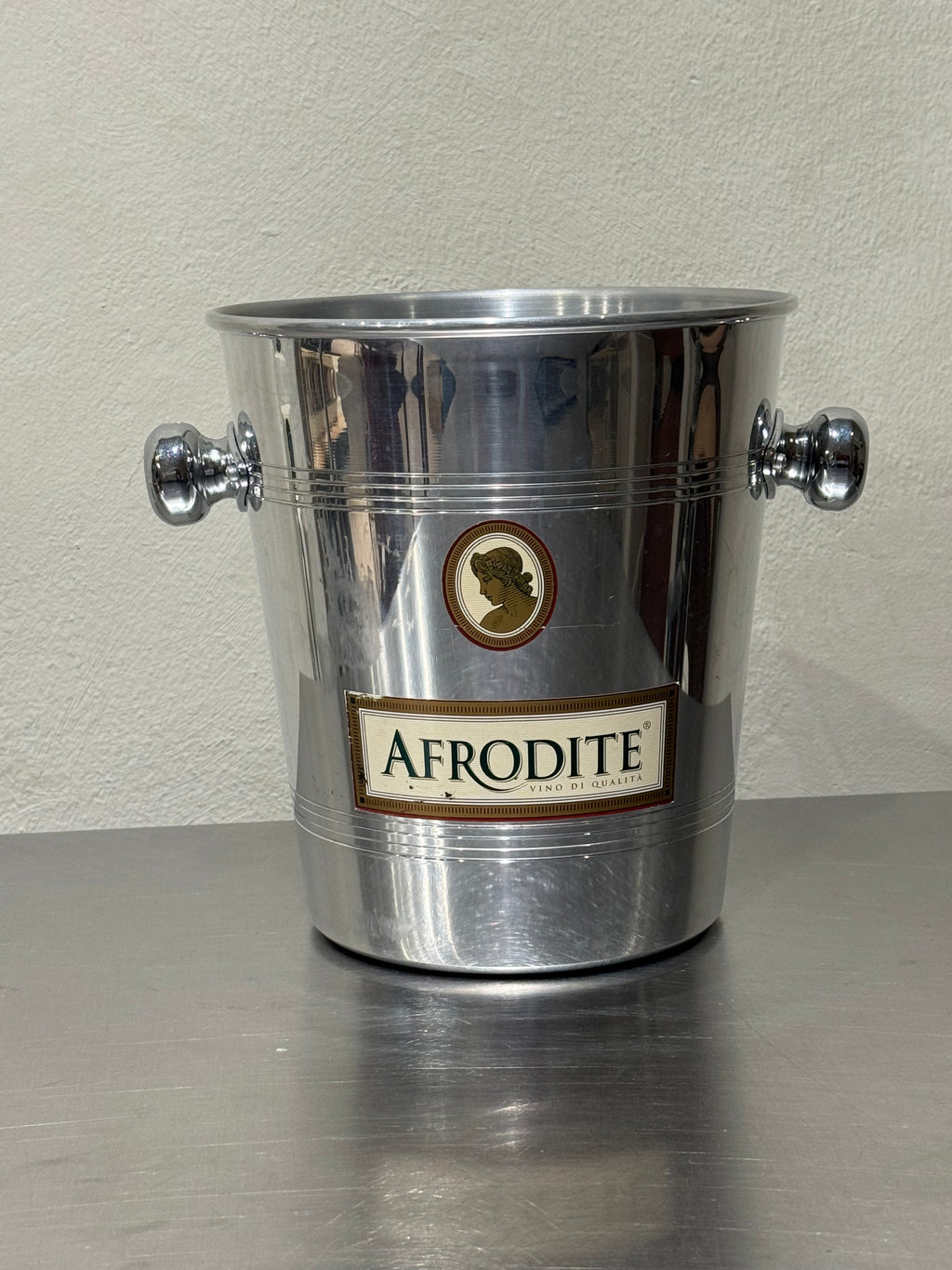 Italian Aluminium Champagne Cooler