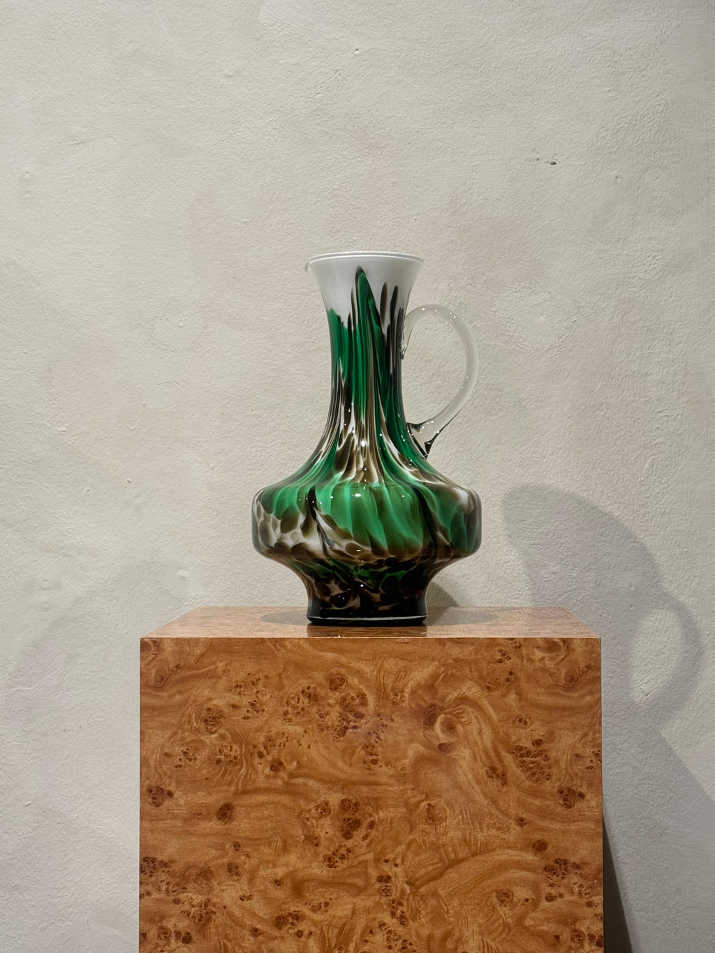 Large Italian Opaline Glass Pitcher – view 2