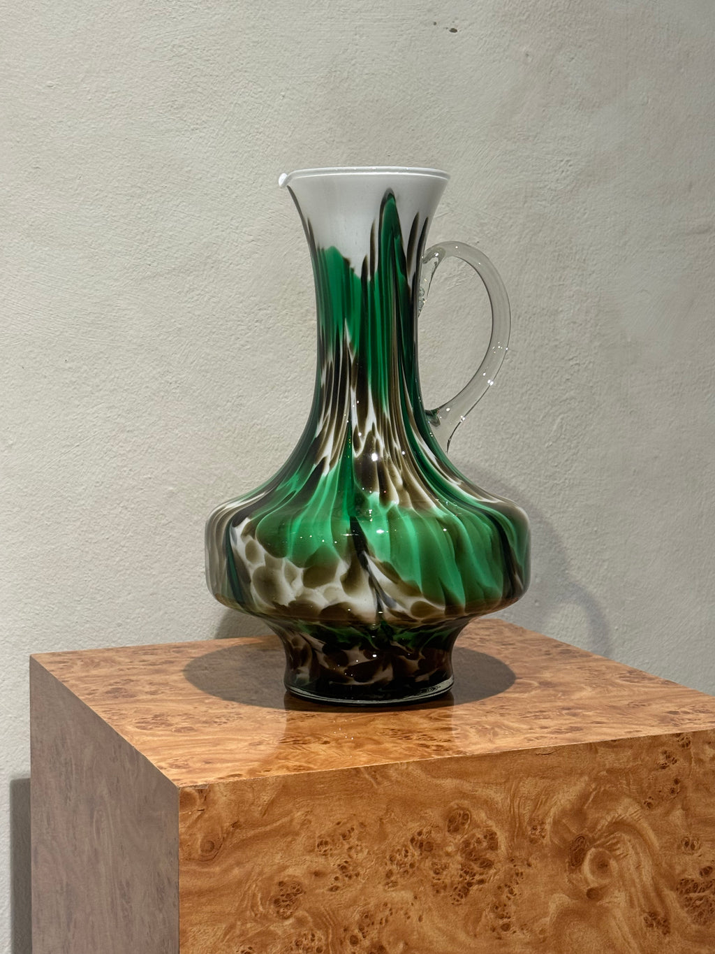 Large Italian Opaline Glass Pitcher – view 4