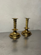 Baroque Style Brass Candlesticks – product image 1