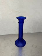 Blue Glass Candlesticks Set of 2 – product image 4