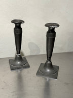 Spanish Pewter Candlesticks Set of 2 – product image 1