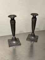 Spanish Pewter Candlesticks Set of 2 – product image 2
