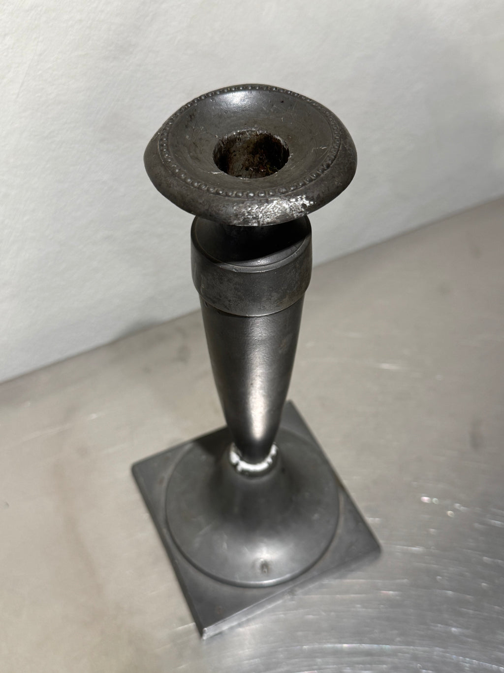 Spanish Pewter Candlesticks Set of 2 – product image 3
