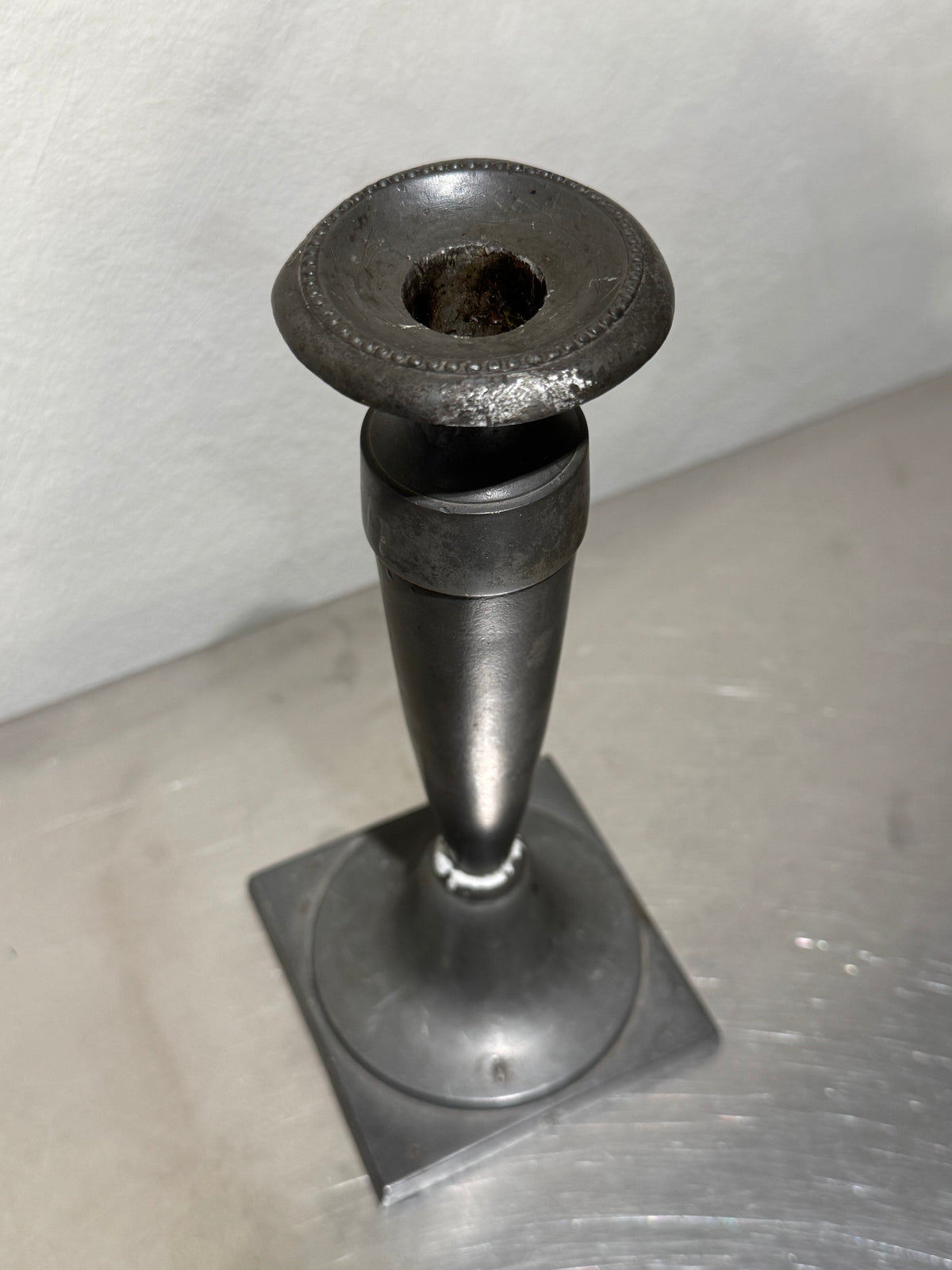 Spanish Pewter Candlesticks Set of 2 – product image 3