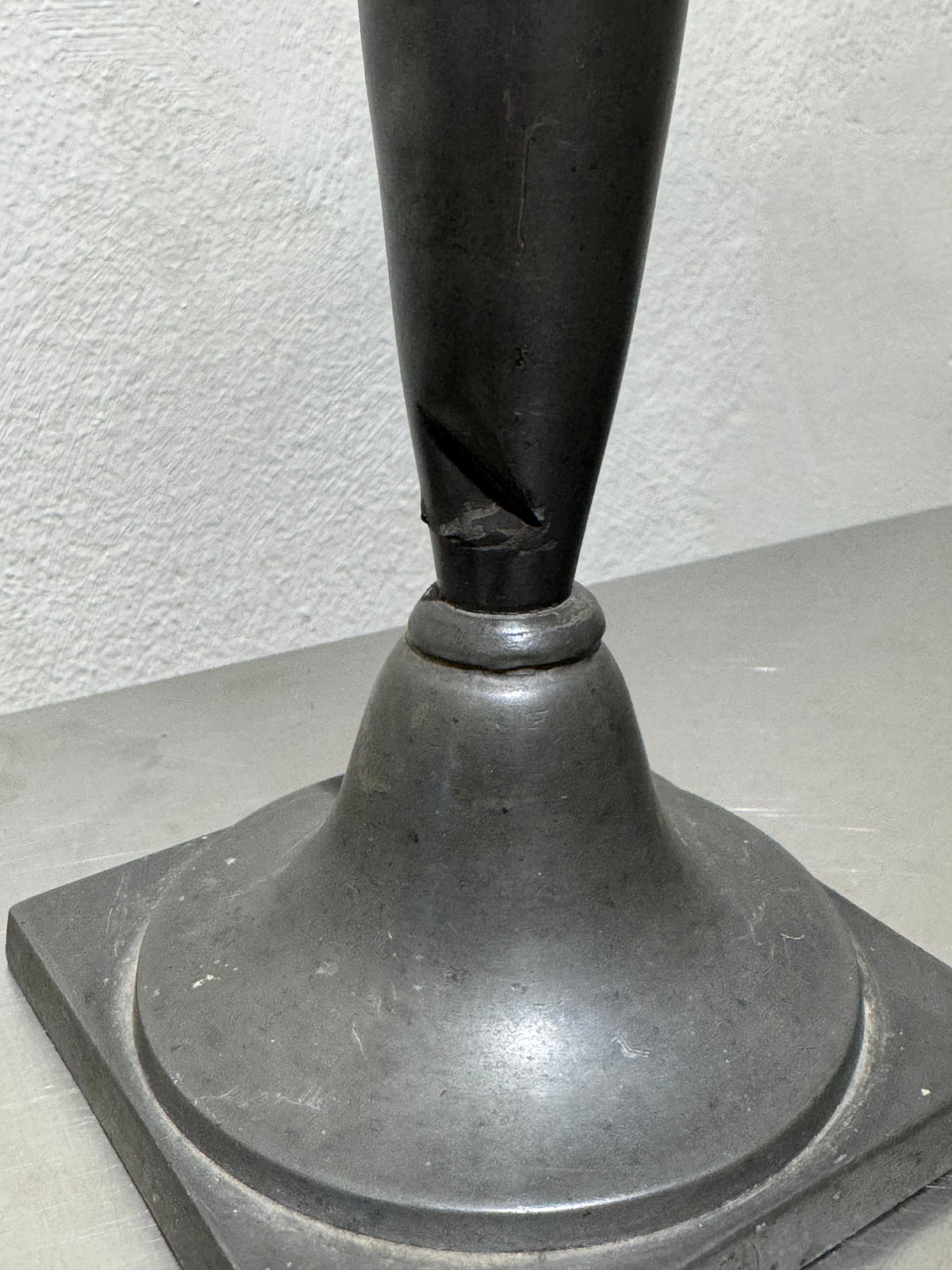 Spanish Pewter Candlesticks Set of 2 – product image 6