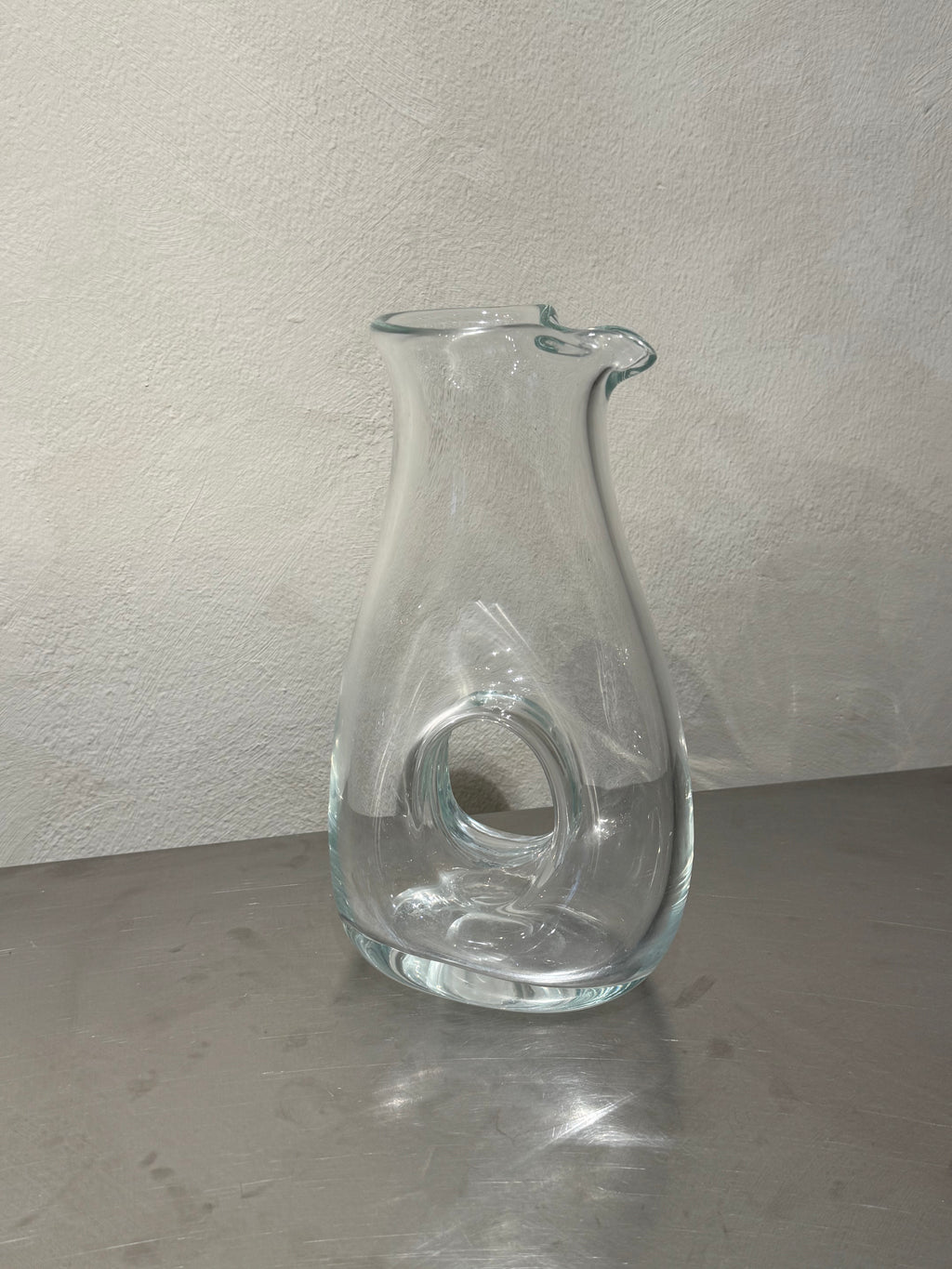 Hand-Blown Glass Donut Decanter – product image 2
