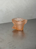 Pink Shell-Shaped Glass Bowl – product image 1