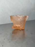 Pink Shell-Shaped Glass Bowl – product image 3