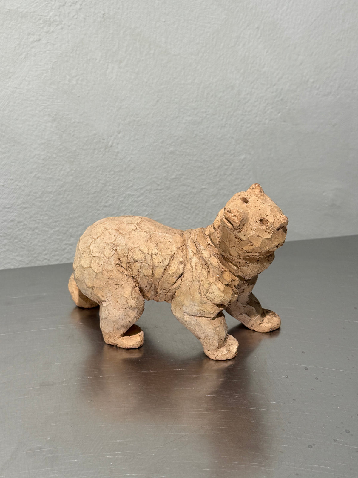 Terracotta Folk Art Bear – product image 1