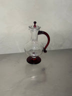 Ruby Red Glass Carafe – product image 2