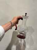 Ruby Red Glass Carafe – product image 1