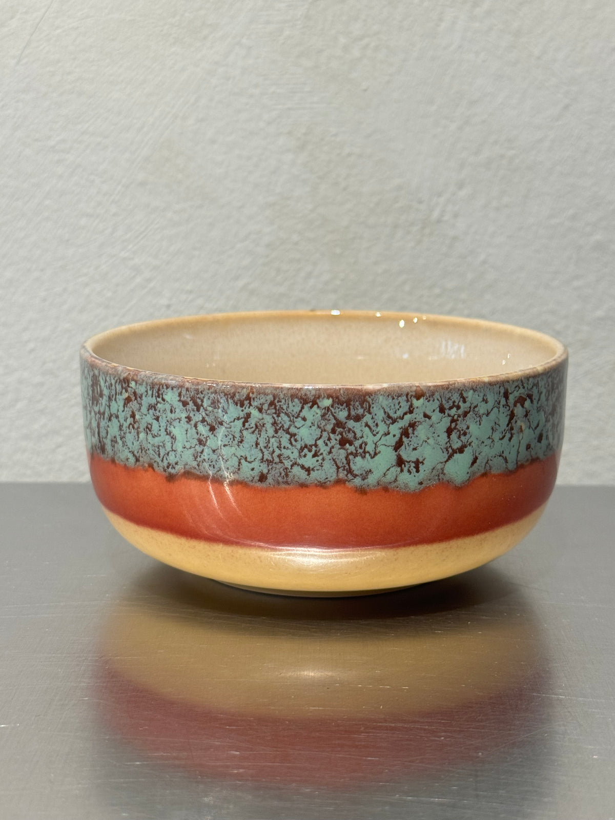 Harbour dessertskål, grön och rostfärgad – annan vy framifrån