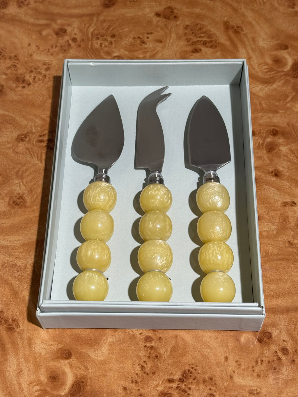 HKLiving Lemon cheese knife set in presentation box
