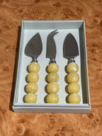 HKLiving Lemon cheese knife set in presentation box