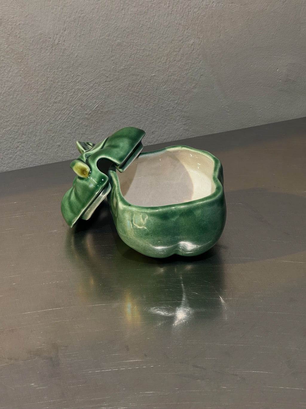 Large green pepper preserve jar
