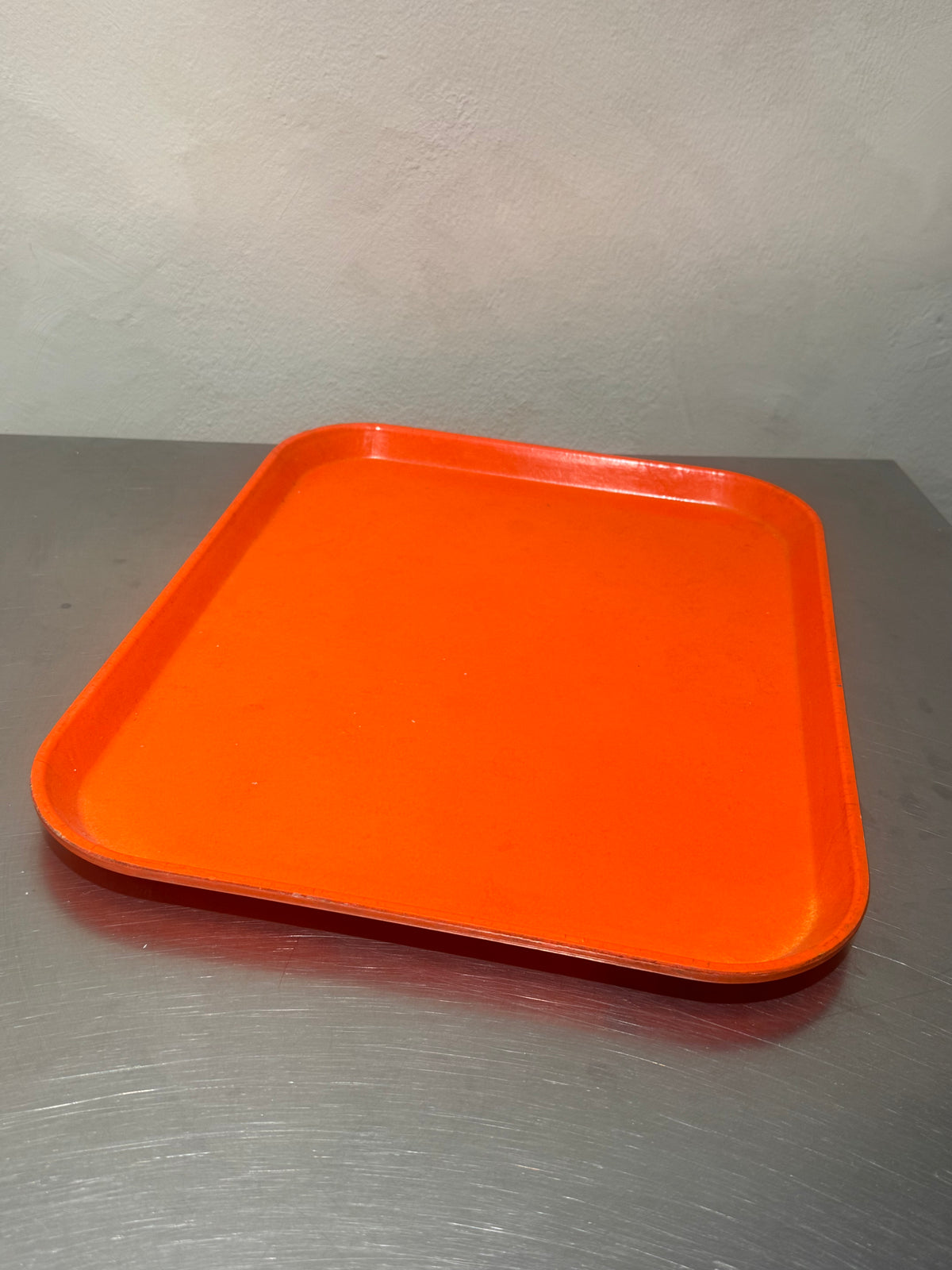 Orange 1970s Mullerhof serving tray