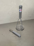 Potato Masher & Peeler Set Grey