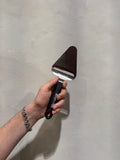Microplane cheese slicer in black and stainless steel