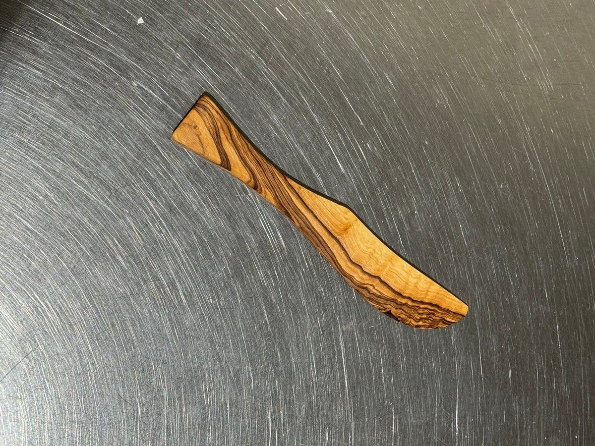 Olive wood butter knife