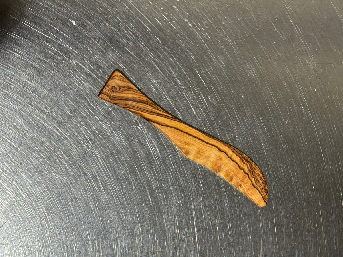 Olive wood butter knife