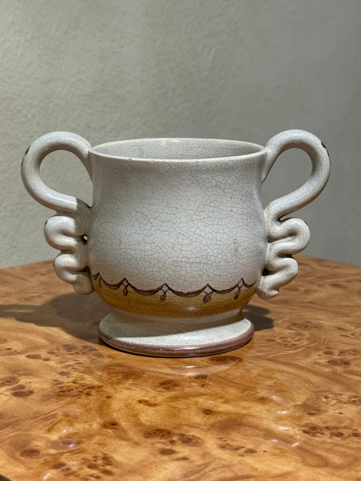 Bo Fajans Handled Vase