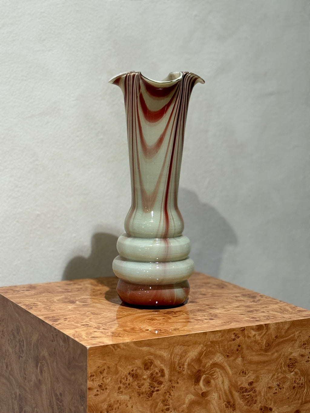Murano Style Glass Vase