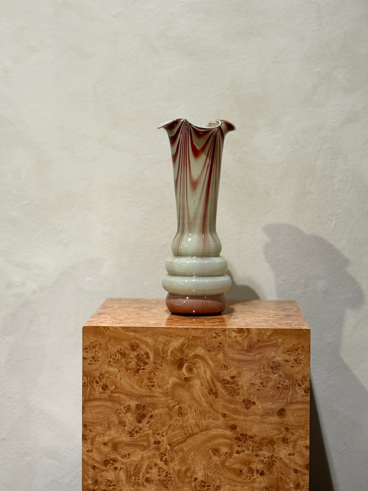 Murano Style Glass Vase