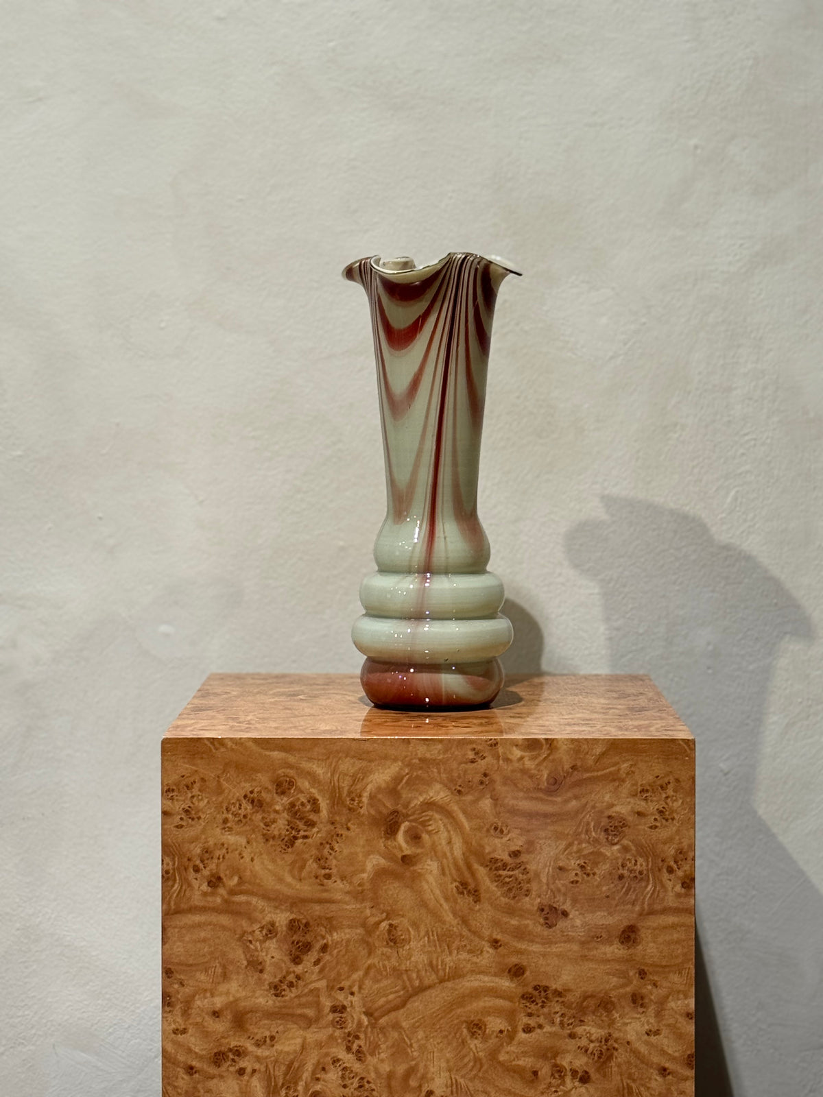 Murano Style Glass Vase