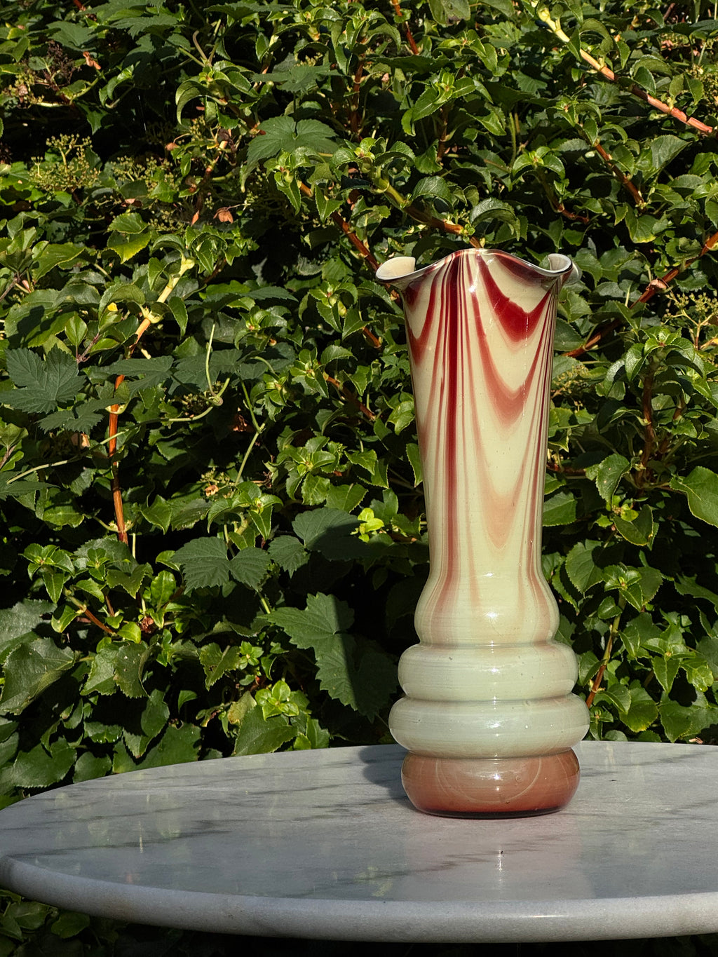 Murano Style Glass Vase