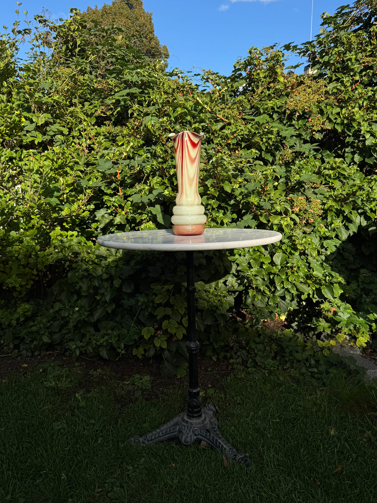 Murano Style Glass Vase