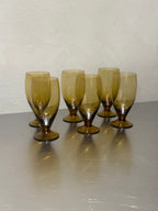 Amber Glasses Set of 6