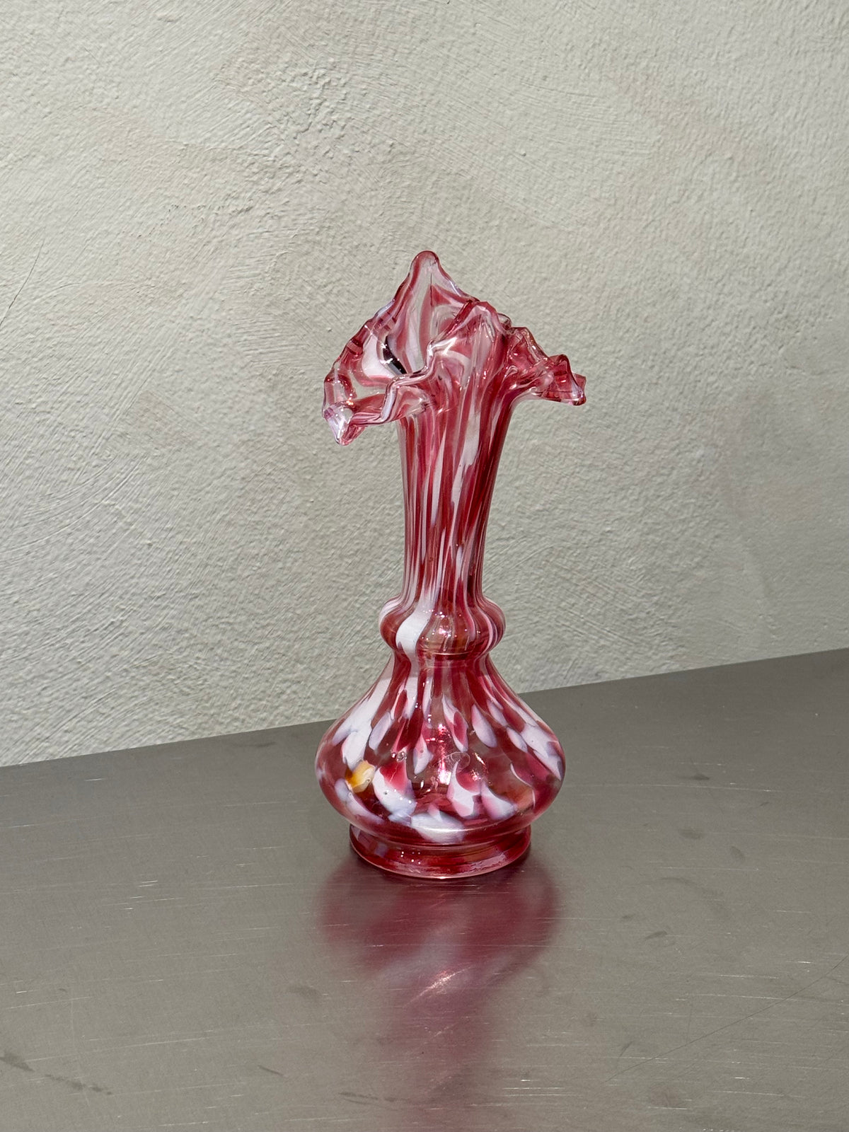 Fenton glass vase