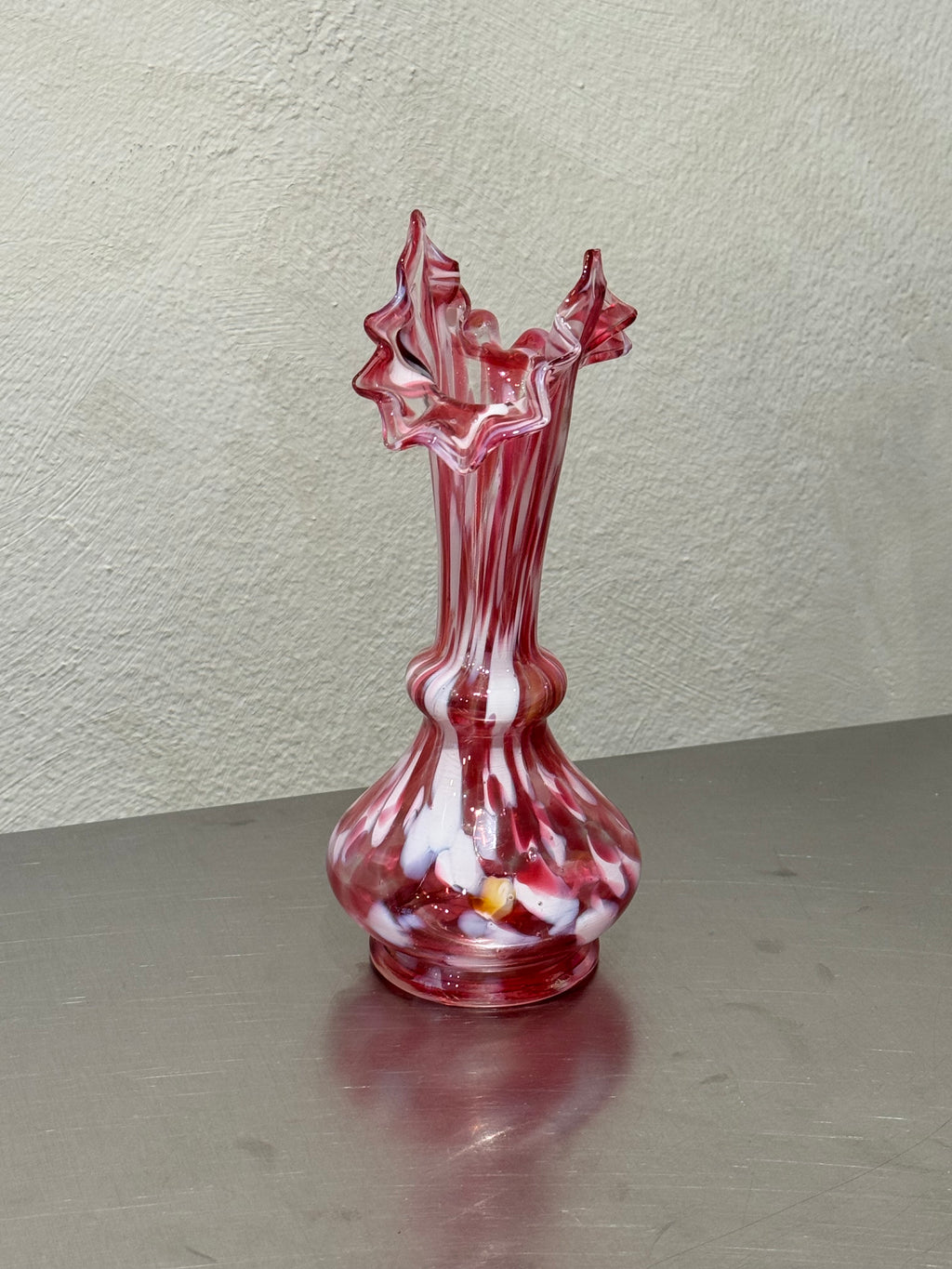 Fenton glass vase