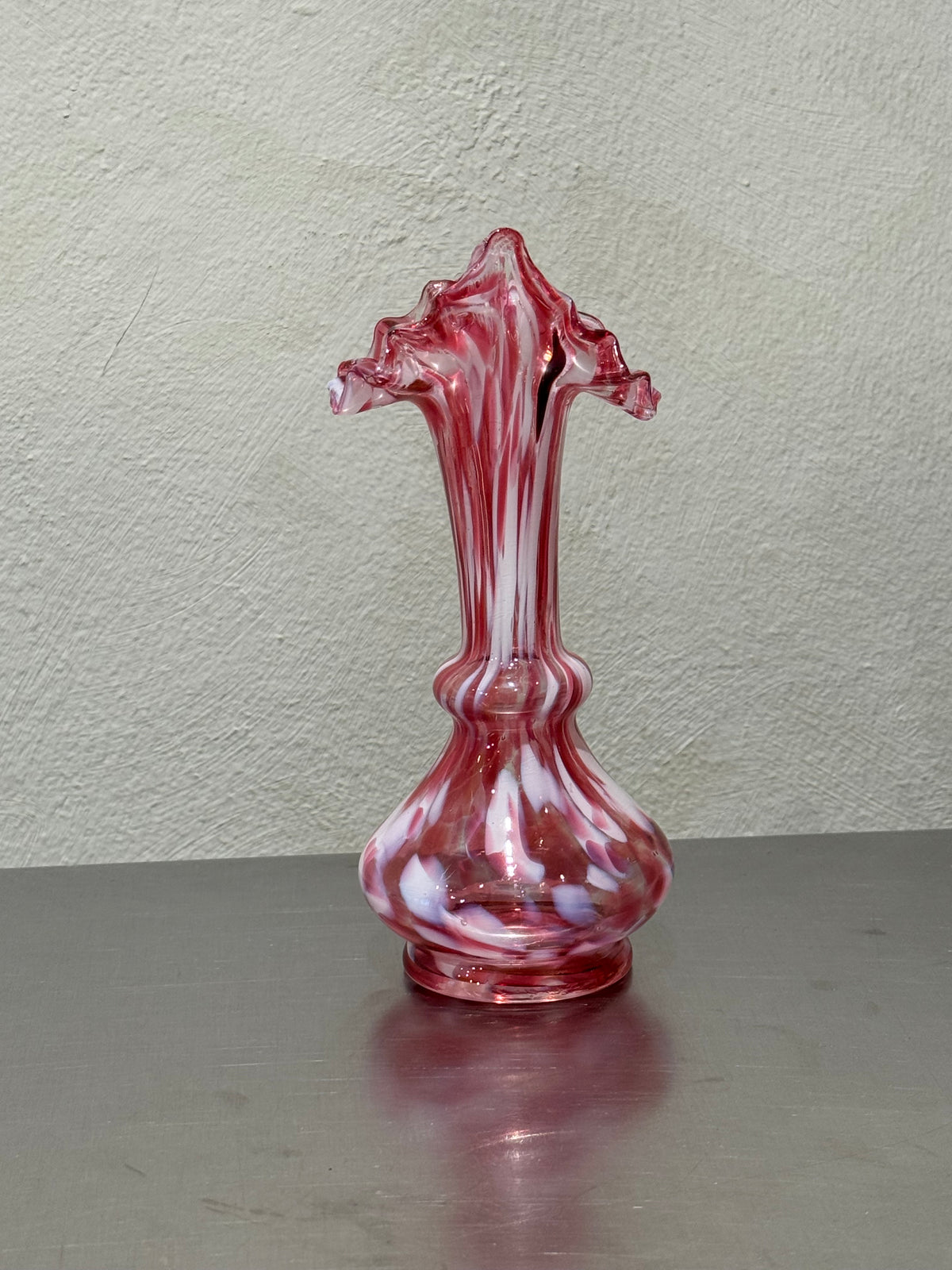 Fenton glass vase