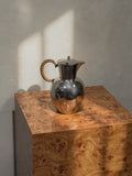 WMF nickel silver pitcher with rattan handle