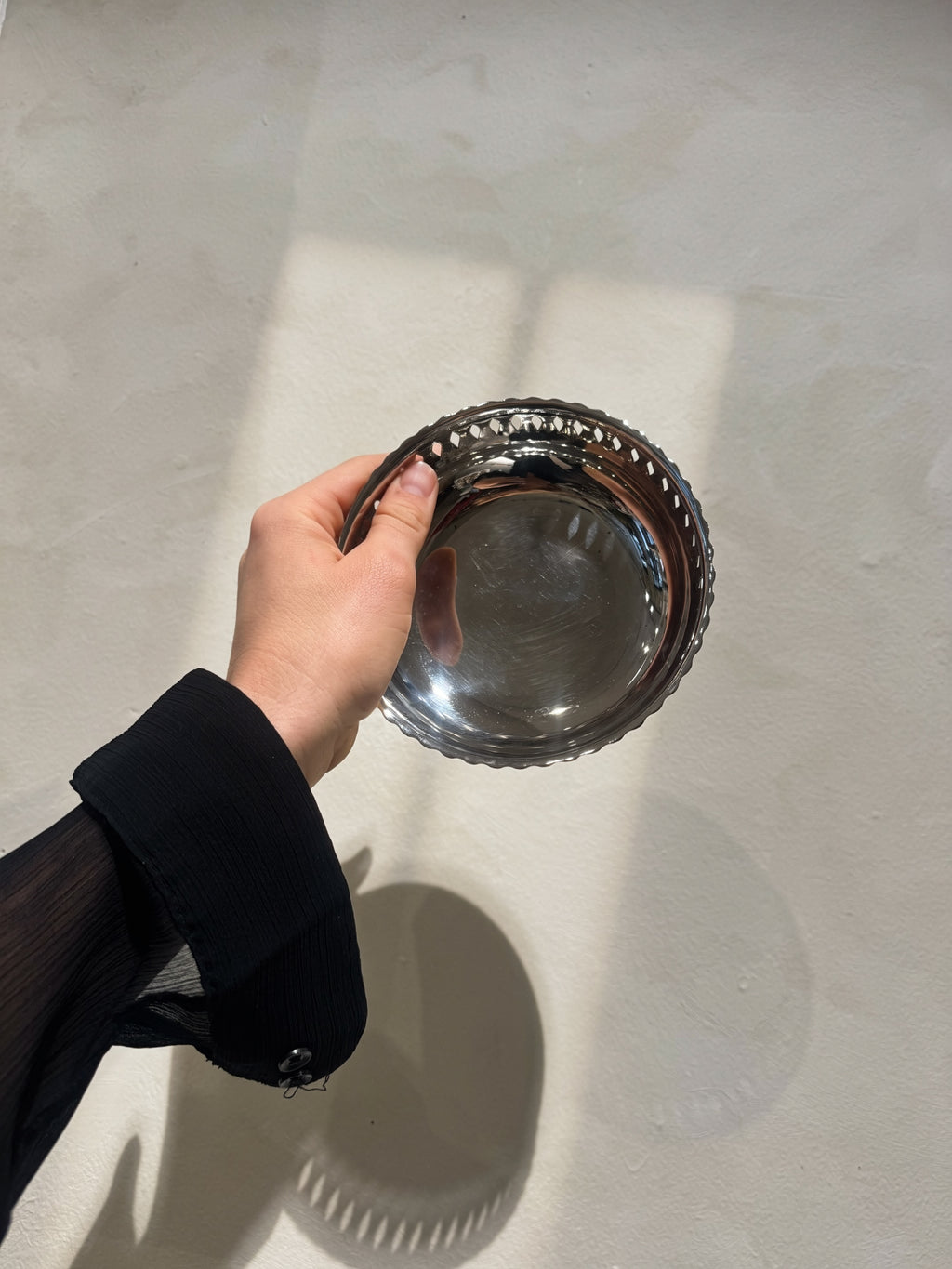 Small nickel silver bowl
