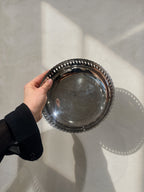 Large nickel silver bowl