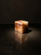 Onyx cube paperweight
