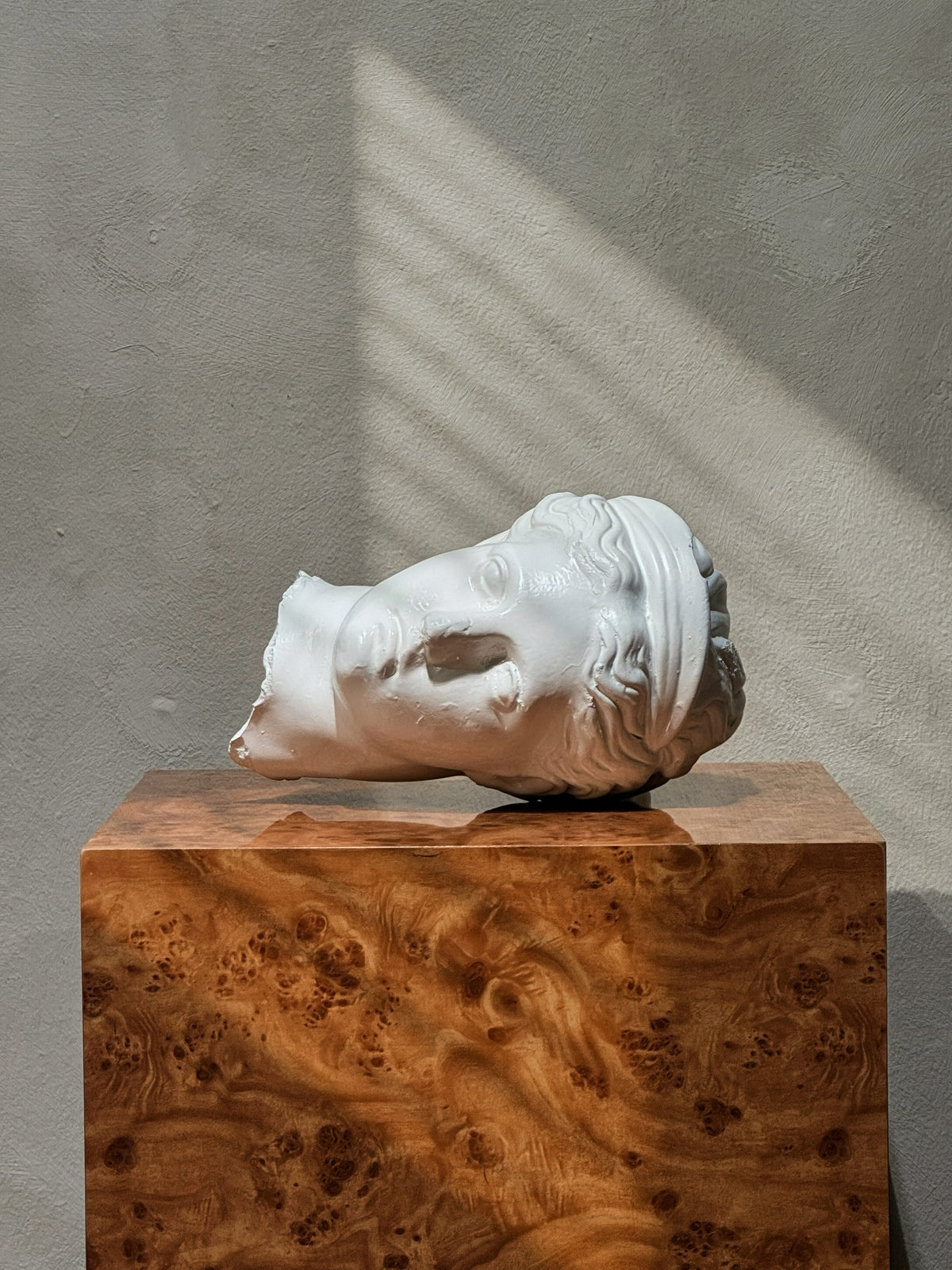 Painted plaster head of Diana or Artemis