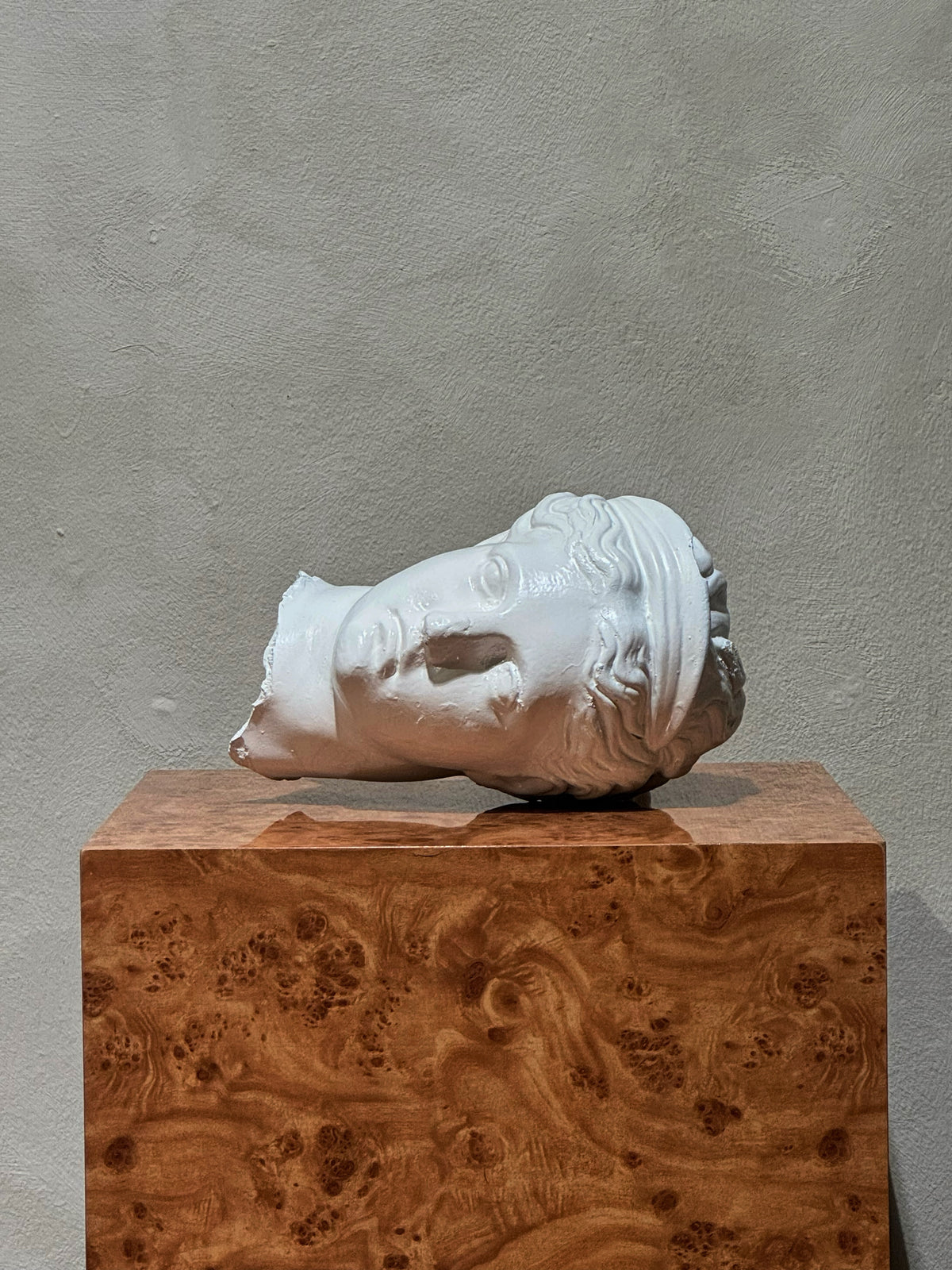Painted plaster head of Diana or Artemis