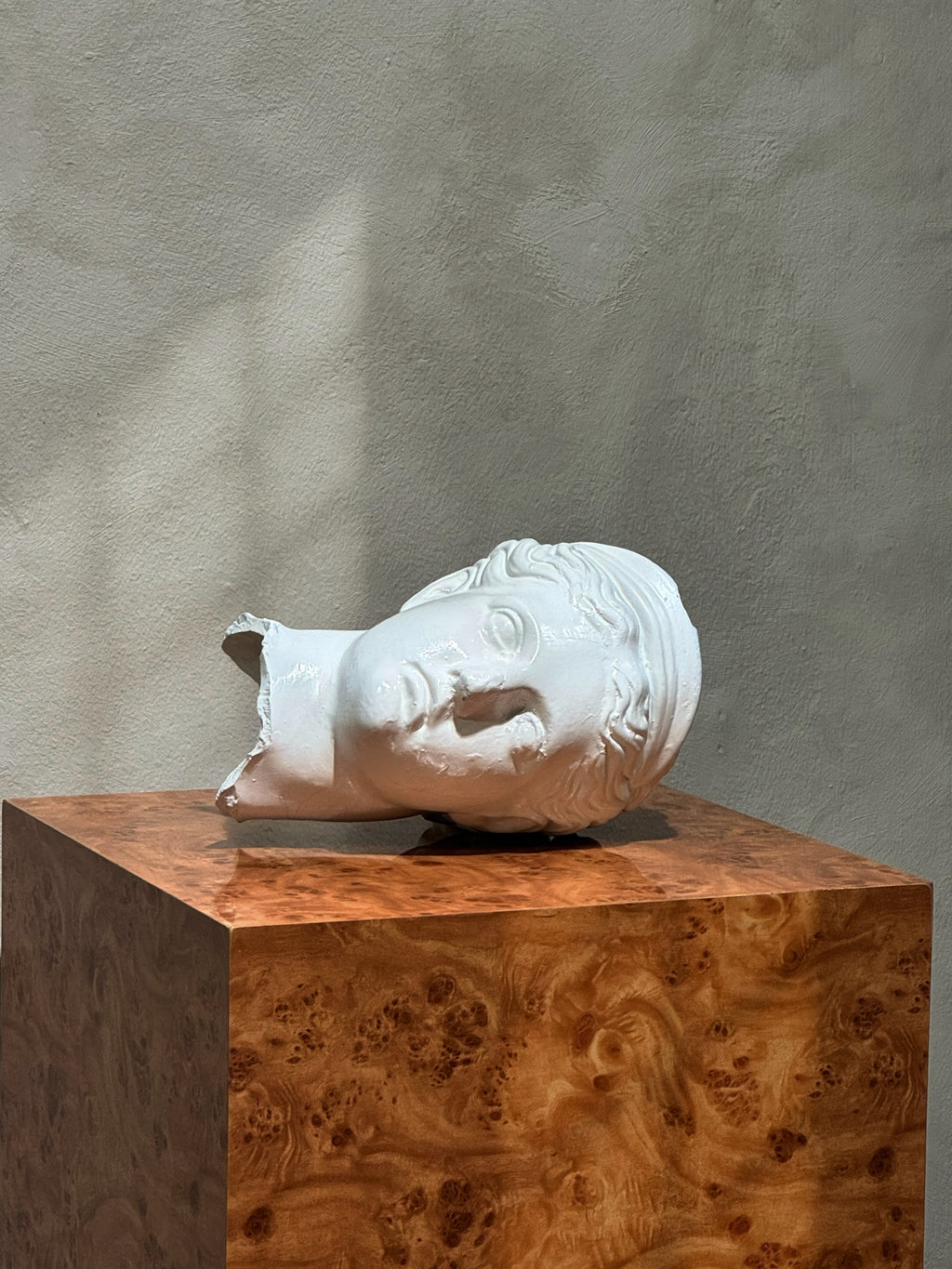 Painted plaster head of Diana or Artemis