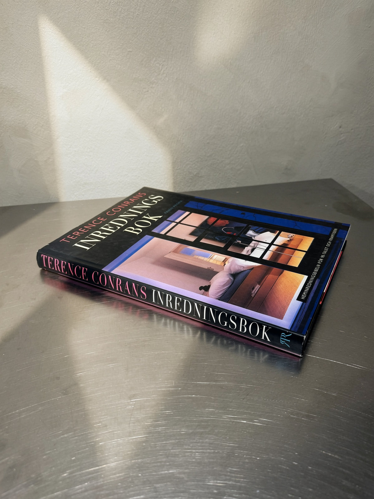 Terence Conran's interior design book, angled view