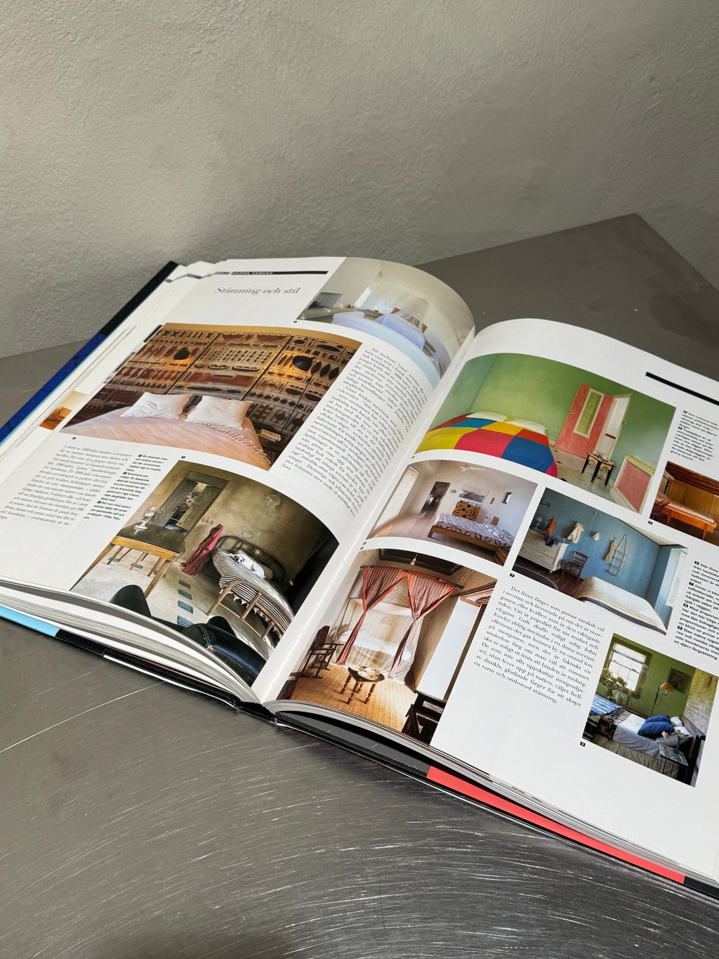 Terence Conran's interior design book, interior design spread