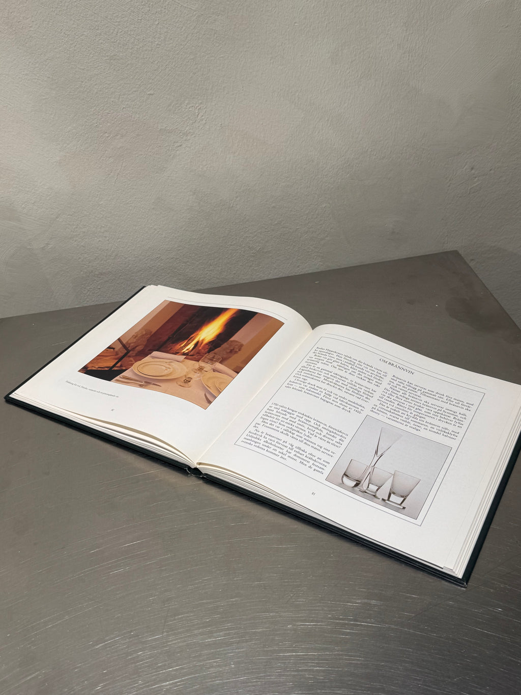 Festboken, interior pages about spirits