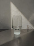 2000s tumbler with frosted glass foot